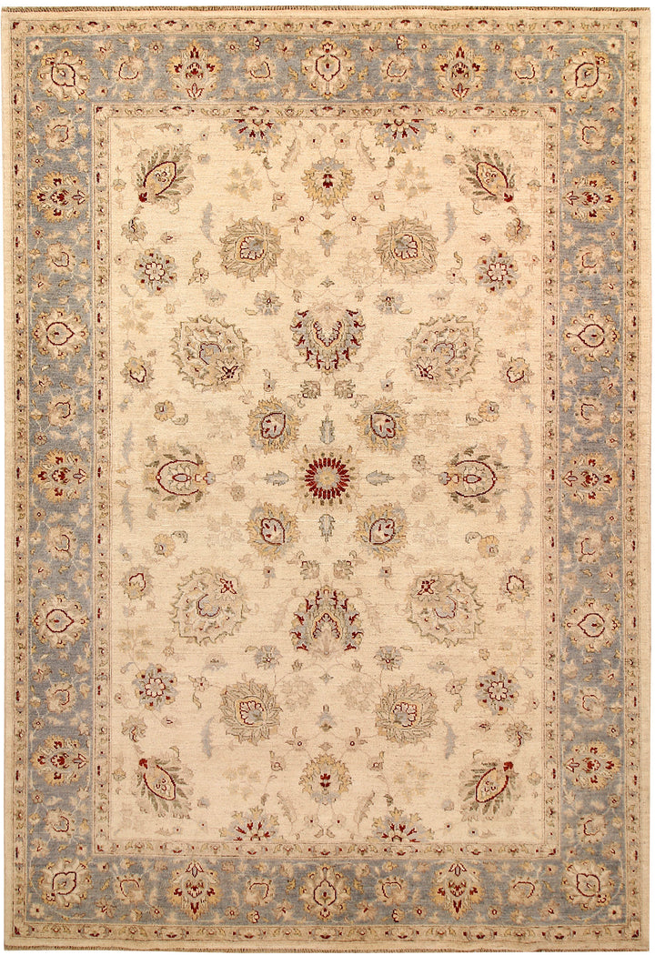 Blanched Almond Ziegler 6' 8 x 9' 9 - No. 67717 - ALRUG Rug Store