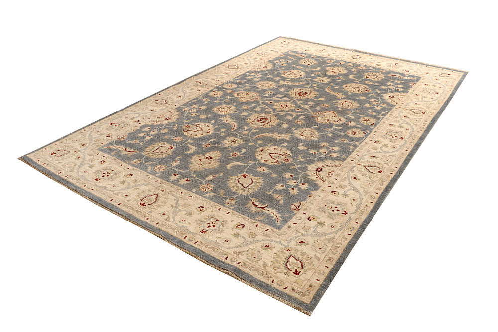 Dark Grey Ziegler 6' 6 x 9' 9 - No. 67723 - ALRUG Rug Store
