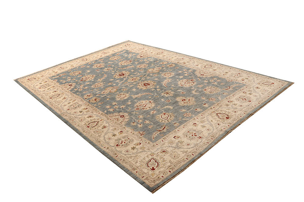 Dark Grey Ziegler 6' 8 x 9' 6 - No. 67725 - ALRUG Rug Store