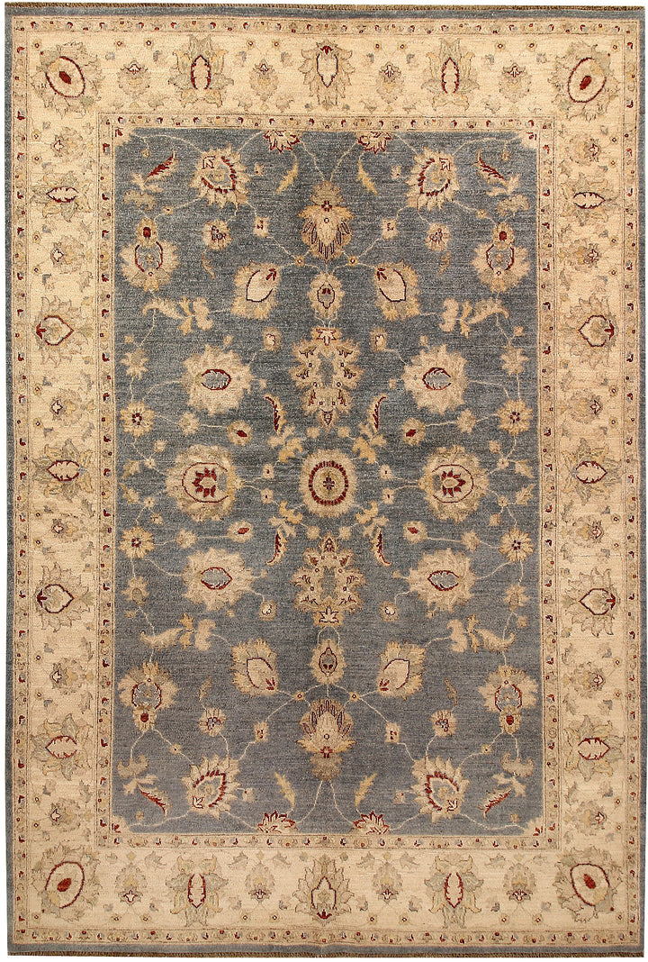 Dark Grey Ziegler 6' 6 x 9' 7 - No. 67726 - ALRUG Rug Store