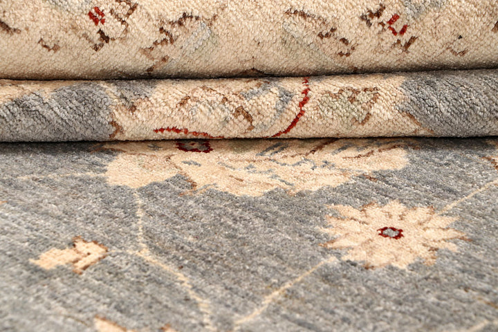 Dark Grey Ziegler 8' 10 x 11' 11 - No. 67732 - ALRUG Rug Store