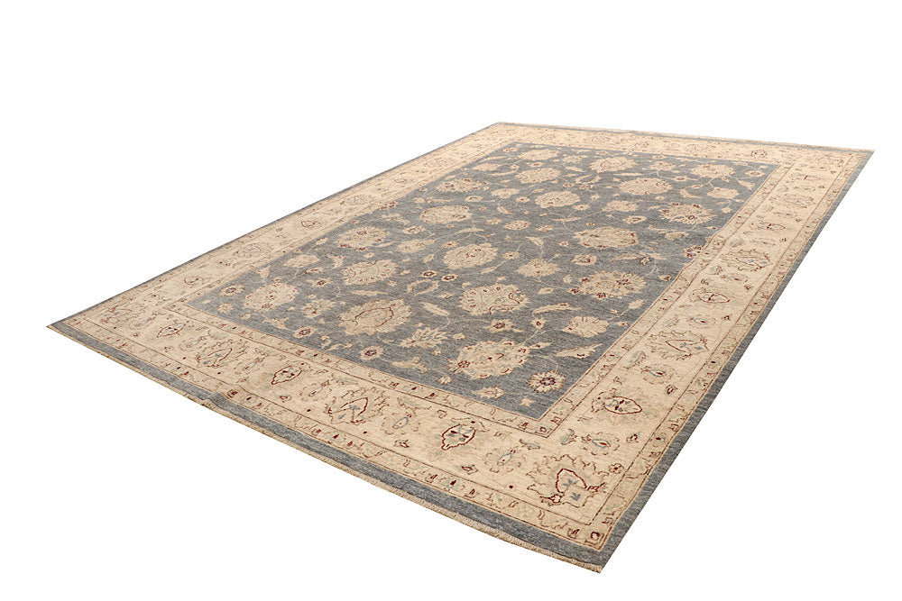 Dark Grey Ziegler 8' 10 x 11' 11 - No. 67732 - ALRUG Rug Store