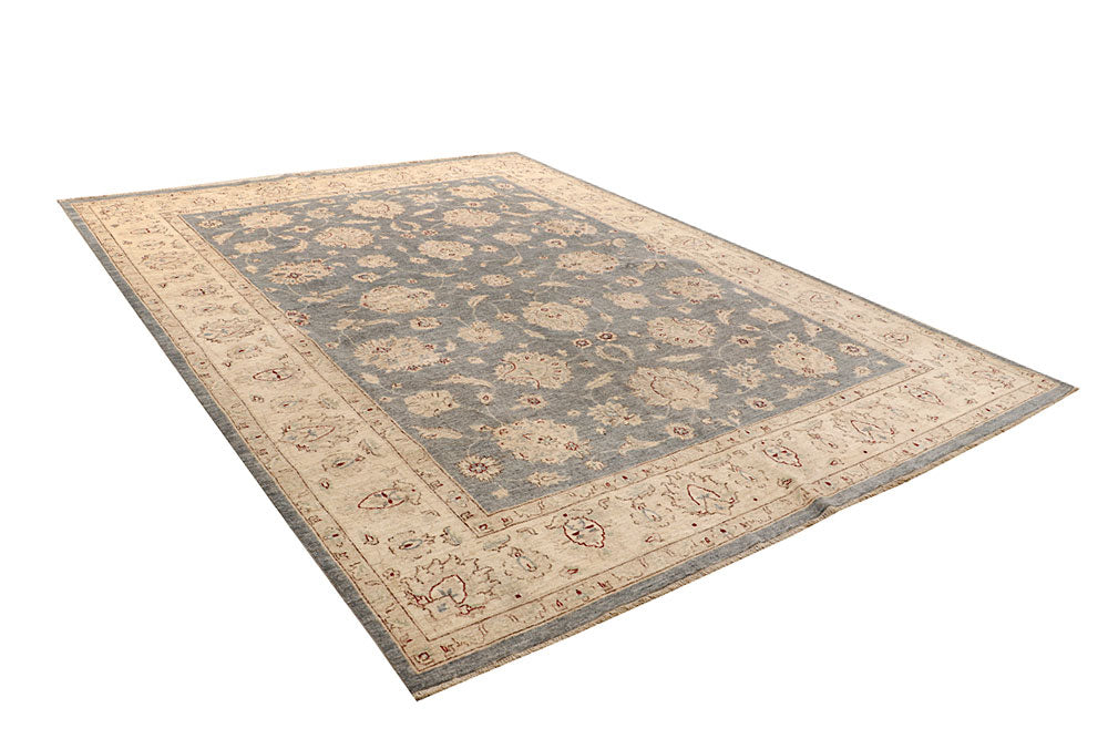 Dark Grey Ziegler 8' 10 x 11' 11 - No. 67732 - ALRUG Rug Store