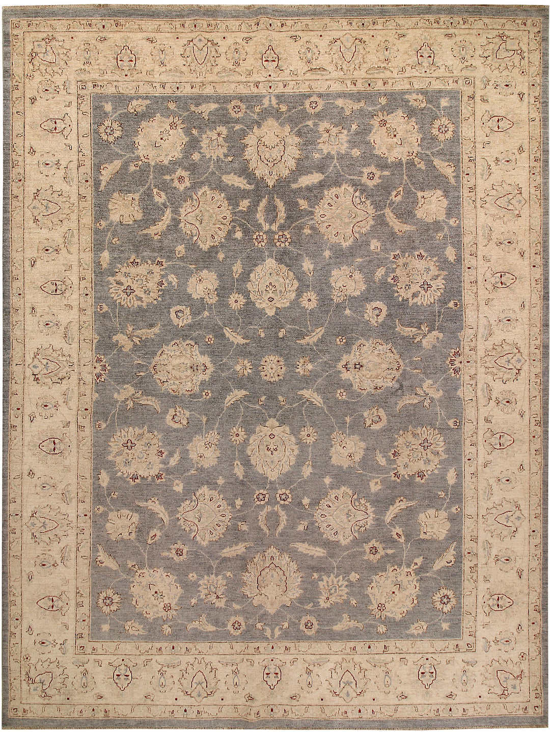 Dark Grey Ziegler 8' 10 x 11' 11 - No. 67732 - ALRUG Rug Store