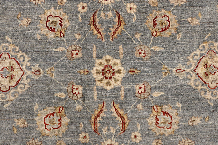 Dark Grey Ziegler 8' 10 x 11' 7 - No. 67735 - ALRUG Rug Store