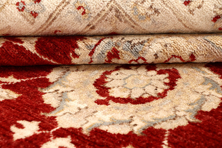Dark Red Ziegler 8' 11 x 11' 6 - No. 67737 - ALRUG Rug Store