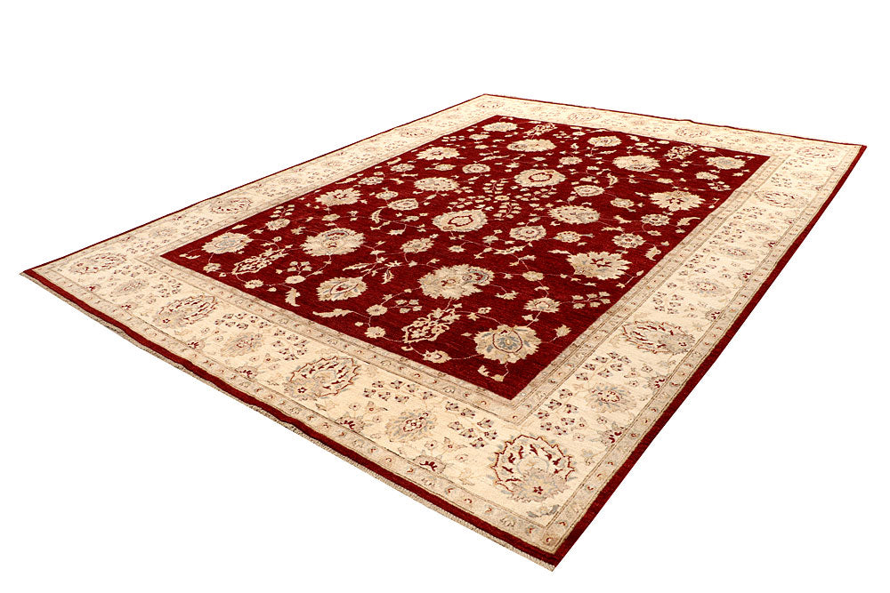 Dark Red Ziegler 8' 11 x 11' 6 - No. 67737 - ALRUG Rug Store