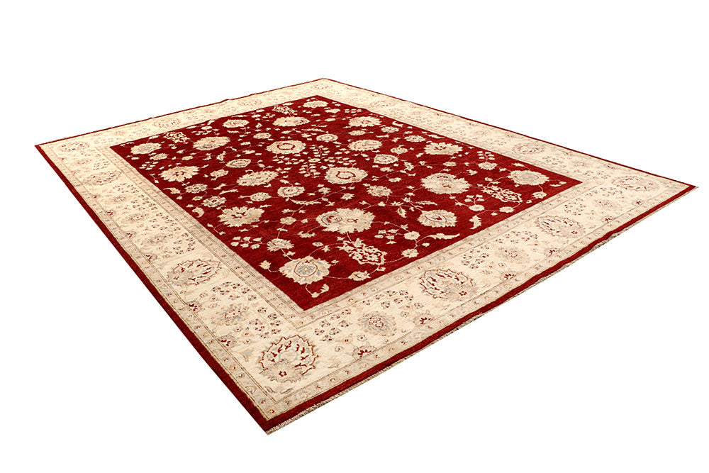 Dark Red Ziegler 8' 11 x 11' 6 - No. 67737 - ALRUG Rug Store