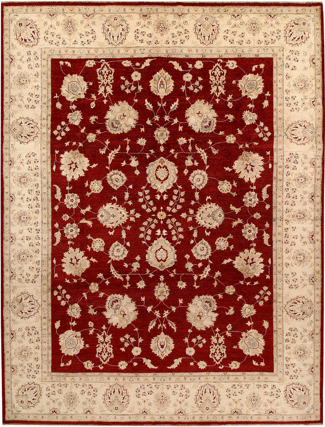 Dark Red Ziegler 8' 11 x 11' 6 - No. 67737 - ALRUG Rug Store