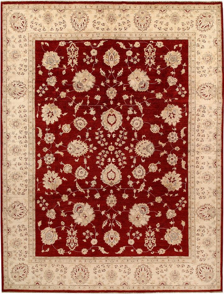 Dark Red Ziegler 8' 11 x 11' 6 - No. 67737 - ALRUG Rug Store