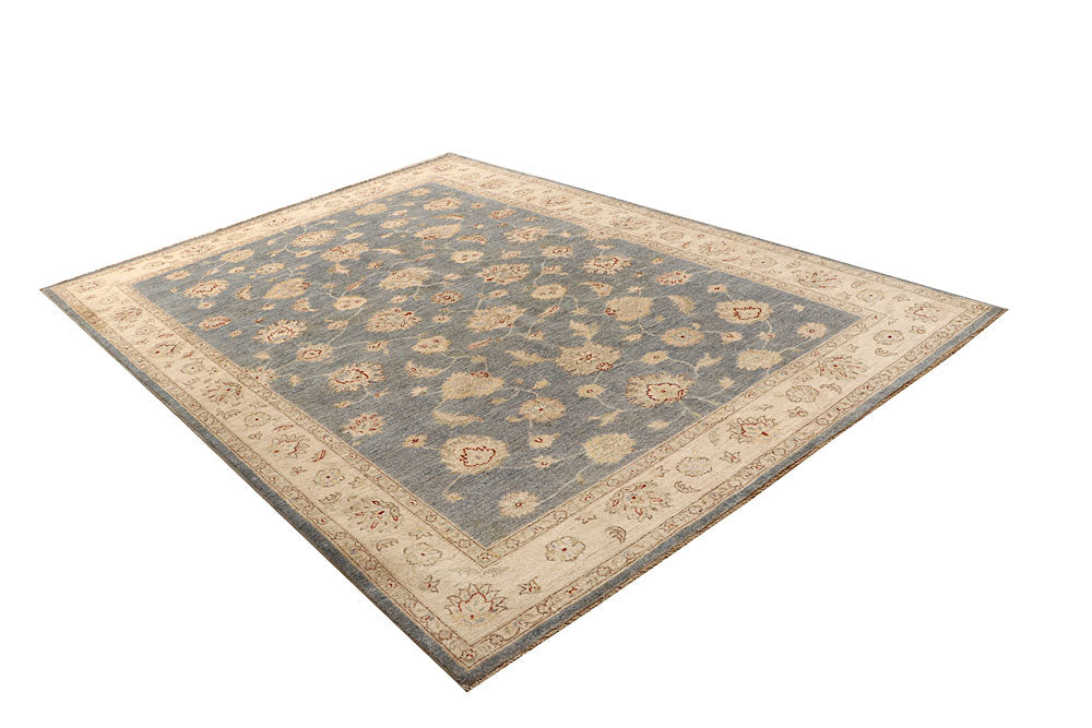 Dark Grey Ziegler 6' 9 x 9' 6 - No. 67740 - ALRUG Rug Store