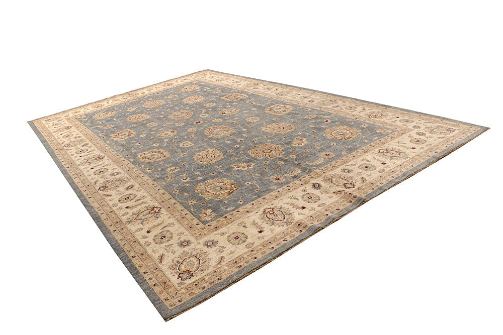 Dark Grey Ziegler 9' 8 x 14' 8 - No. 67743 - ALRUG Rug Store