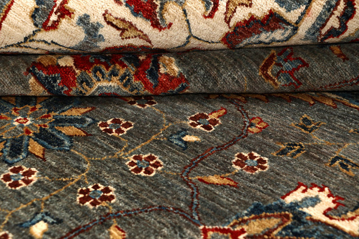 Dark Grey Ziegler 9' 3 x 12' 3 - No. 67745 - ALRUG Rug Store