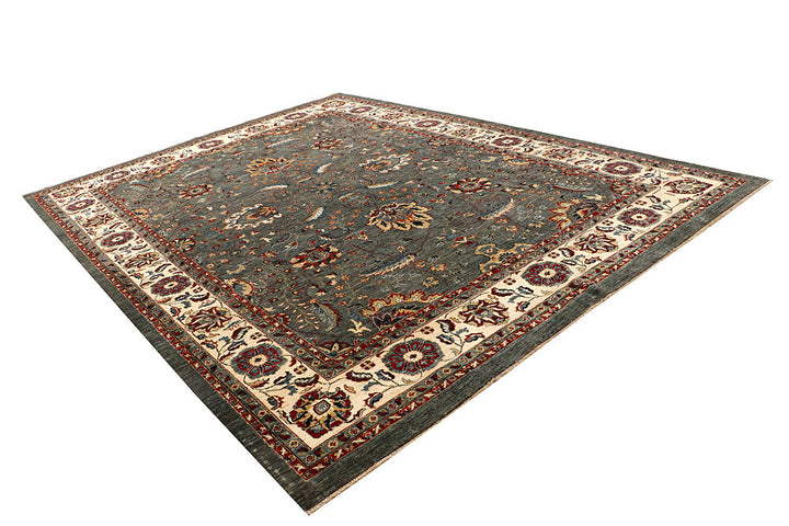 Dark Grey Ziegler 9' 3 x 12' 3 - No. 67745 - ALRUG Rug Store