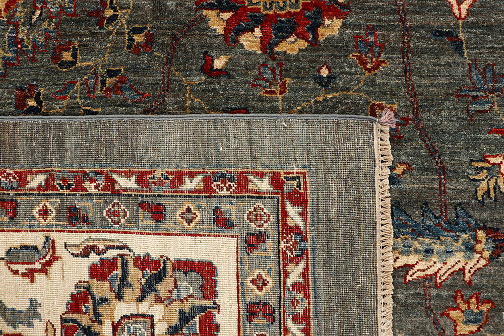Dark Grey Ziegler 9' 3 x 12' 3 - No. 67745 - ALRUG Rug Store