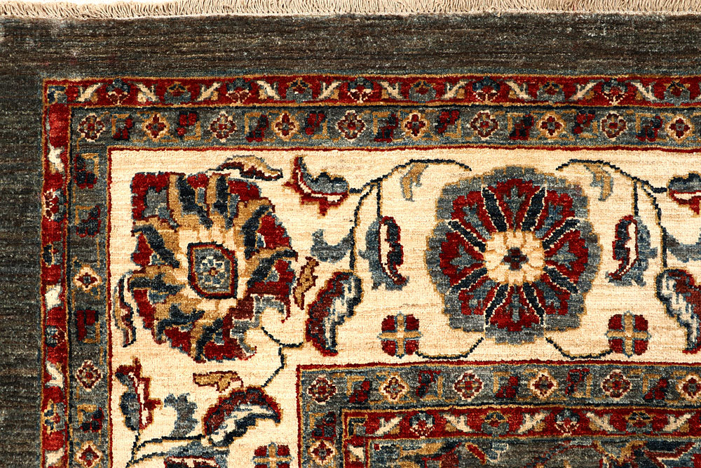 Dark Grey Ziegler 9' 1 x 12' 6 - No. 67746 - ALRUG Rug Store