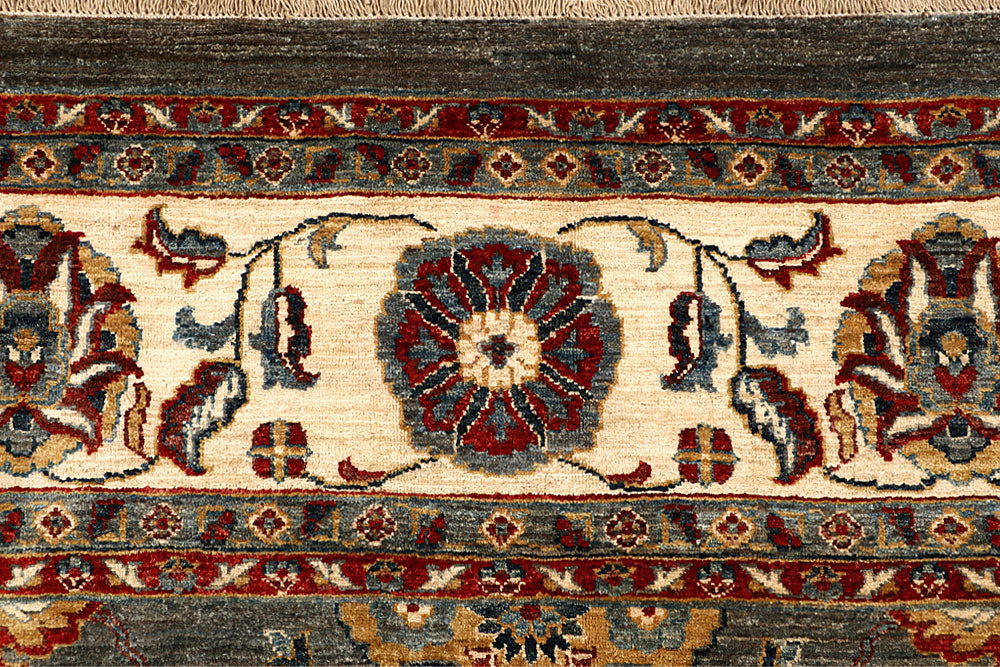 Dark Grey Ziegler 9' 1 x 12' 6 - No. 67746 - ALRUG Rug Store