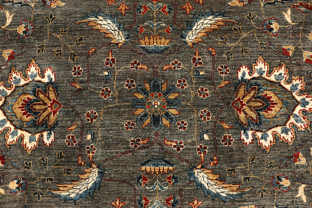 Dark Grey Ziegler 9' 1 x 12' 6 - No. 67746 - ALRUG Rug Store