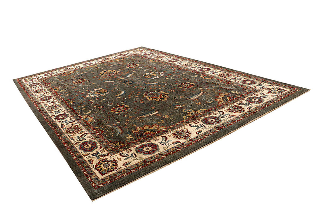 Dark Grey Ziegler 9'  1" x 12'  6" - No. QA25460