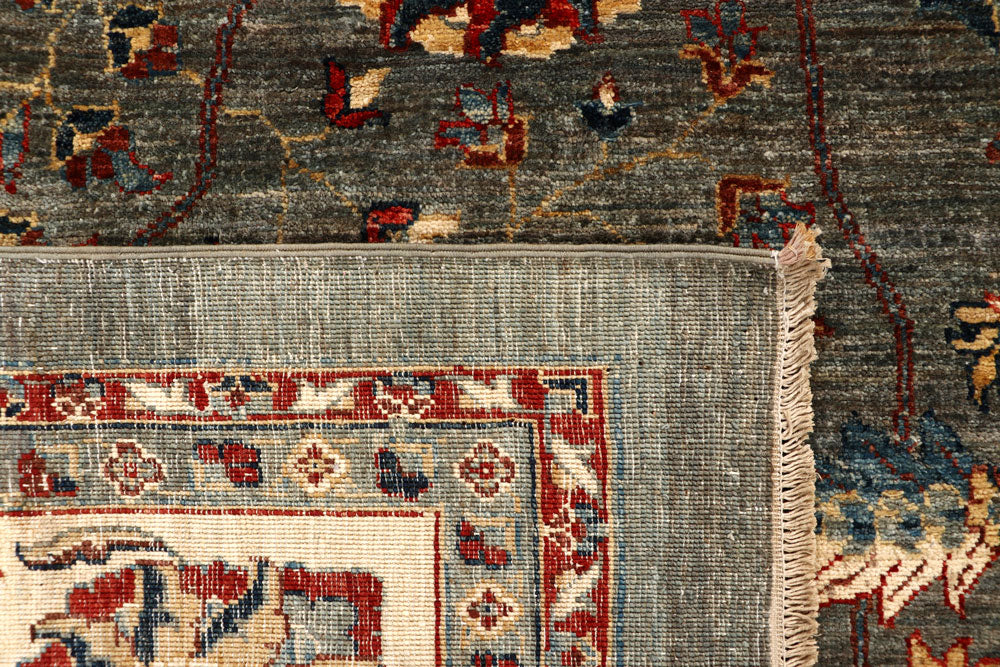 Dark Grey Ziegler 9' 1 x 12' 6 - No. 67746 - ALRUG Rug Store