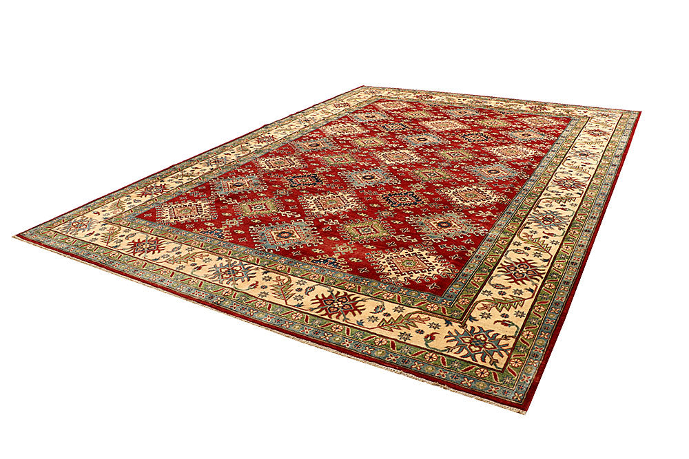 Firebrick Kazak 9' 10 x 13' 9 - No. 67747 - ALRUG Rug Store
