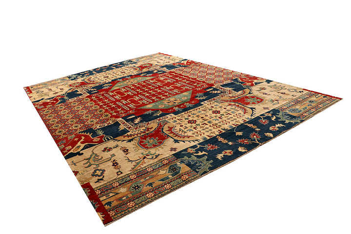 Multi Colored Kazak 9' 9 x 13' 6 - No. 67750 - ALRUG Rug Store