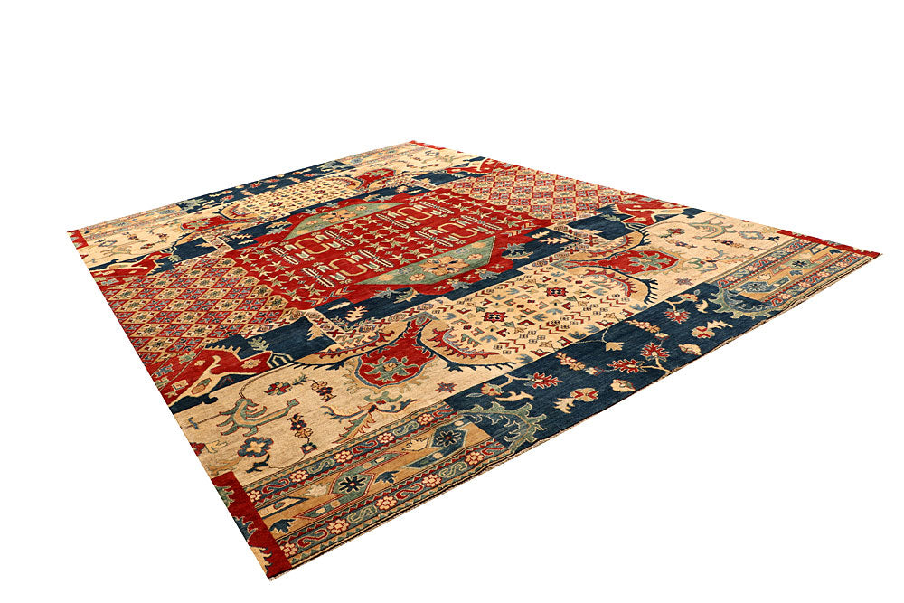 Multi Colored Kazak 9' 9 x 13' 6 - No. 67750 - ALRUG Rug Store