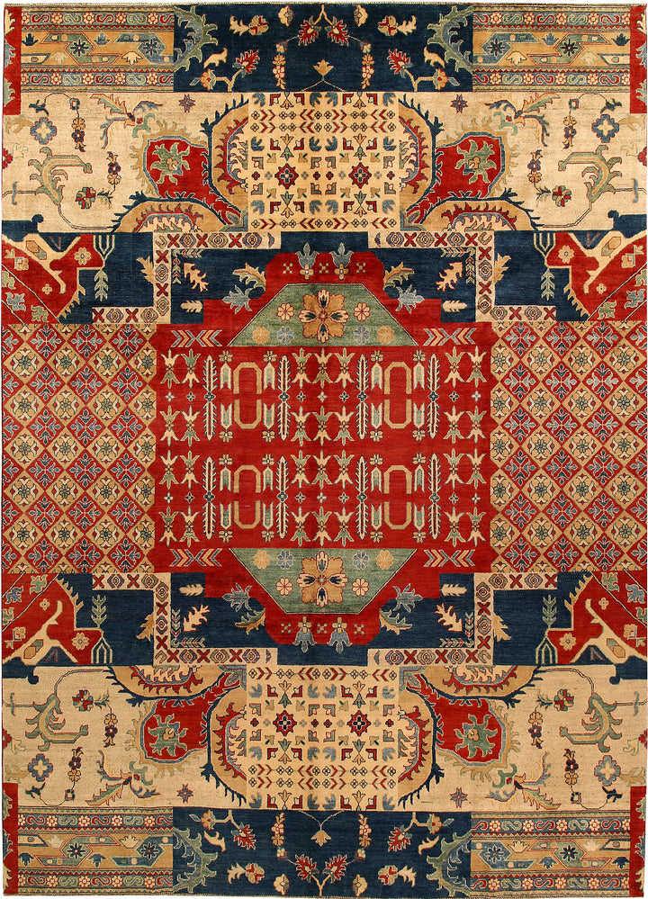 Multi Colored Kazak 9' 9 x 13' 6 - No. 67750 - ALRUG Rug Store