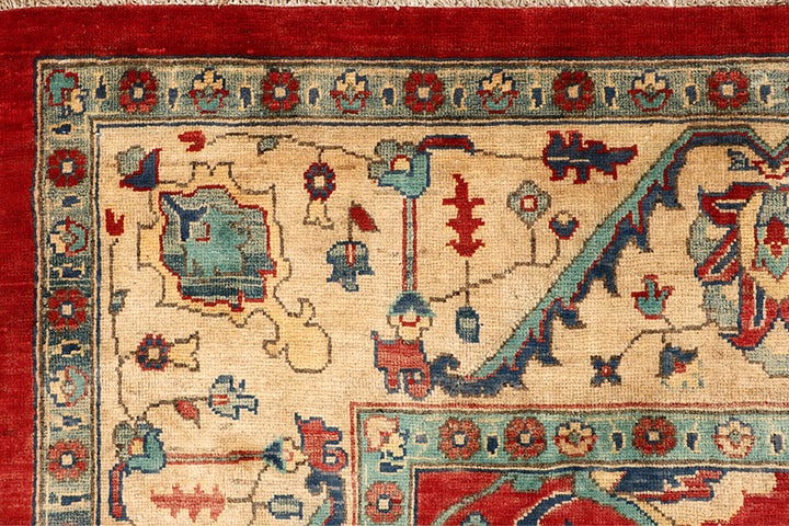 Firebrick Kazak 9' x 11' 10 - No. 67751 - ALRUG Rug Store