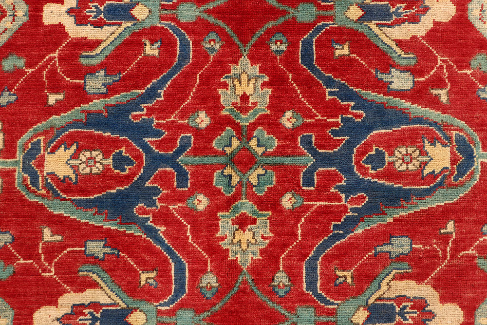 Firebrick Kazak 9' x 11' 10 - No. 67751 - ALRUG Rug Store