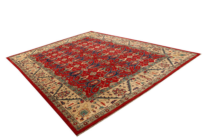 Firebrick Kazak 9' x 11' 10 - No. 67751 - ALRUG Rug Store