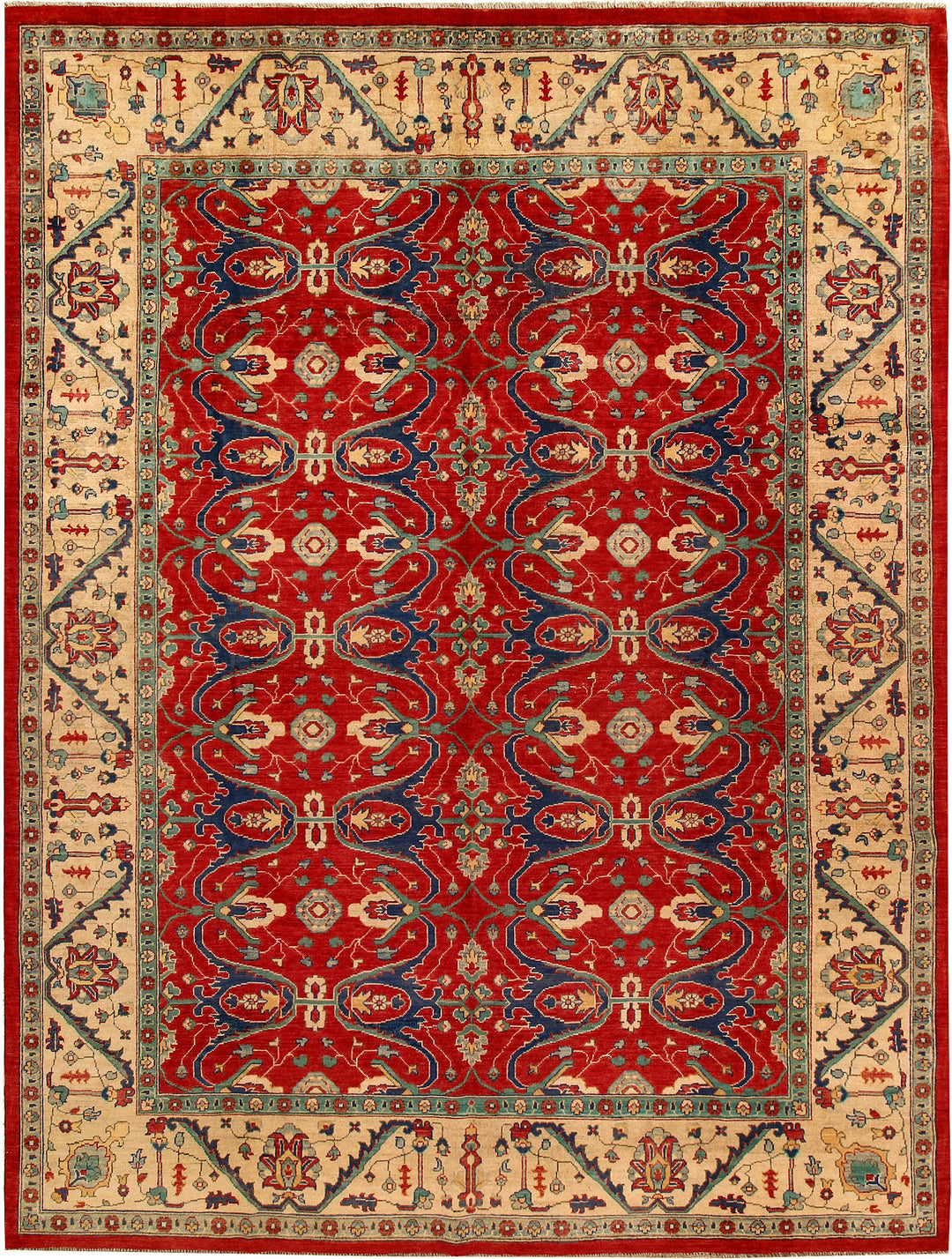 Firebrick Kazak 9' x 11' 10 - No. 67751 - ALRUG Rug Store