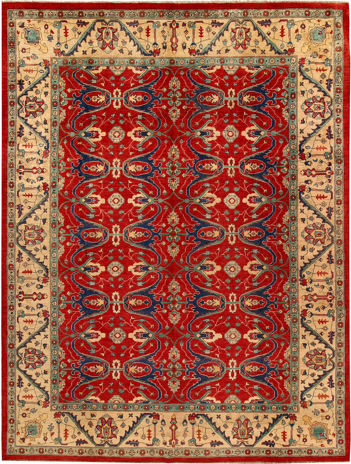 Firebrick Kazak 9' x 11' 10 - No. 67751 - ALRUG Rug Store