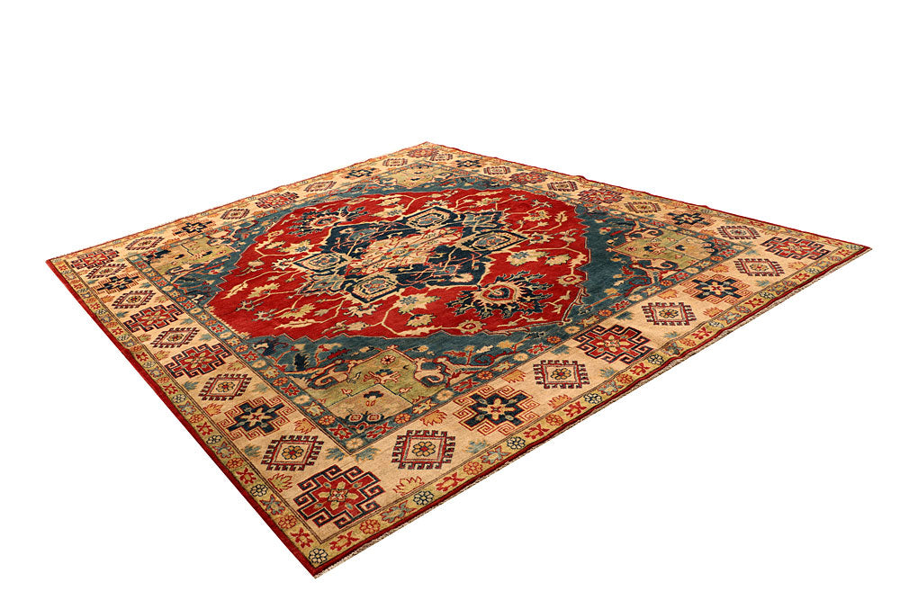 Firebrick Kazak 8' 3 x 9' 8 - No. 67755 - ALRUG Rug Store