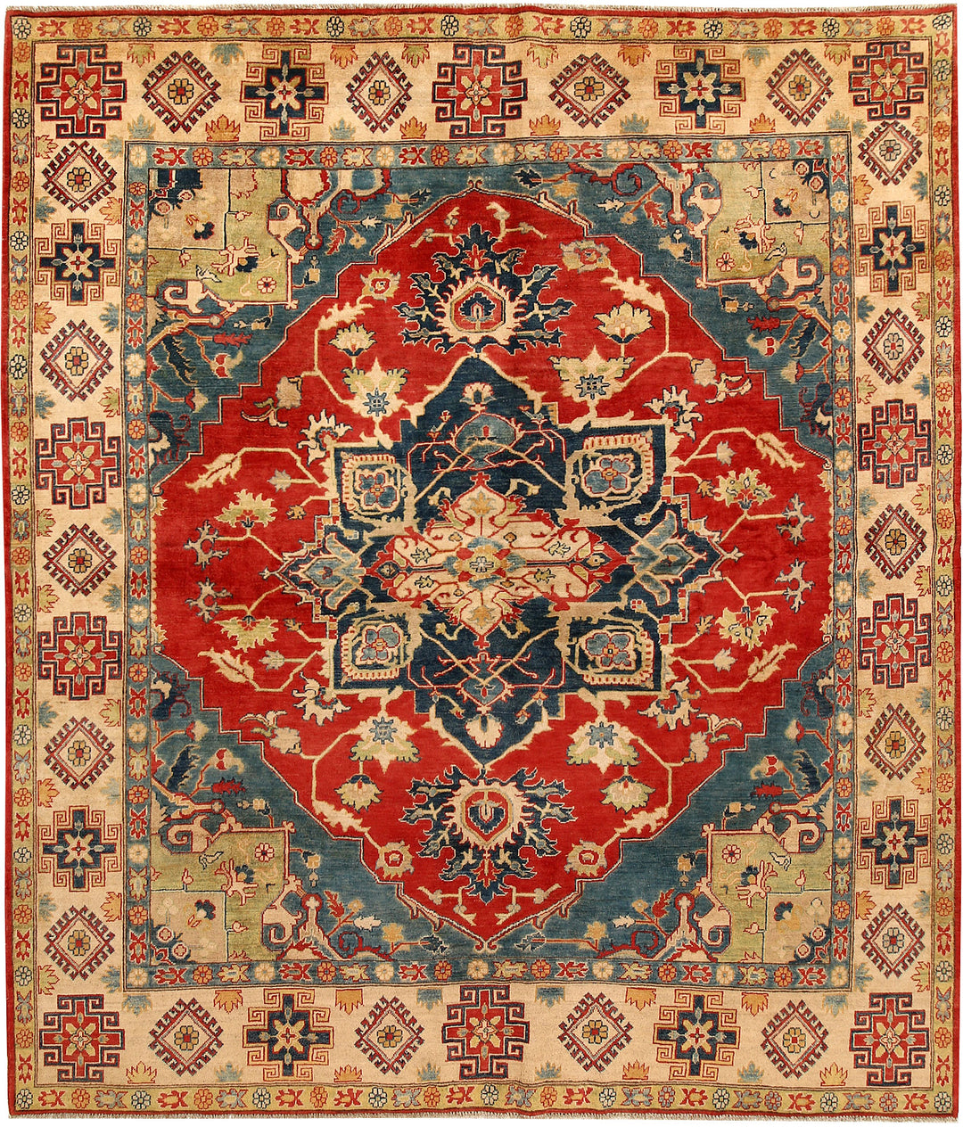 Firebrick Kazak 8' 3 x 9' 8 - No. 67755 - ALRUG Rug Store