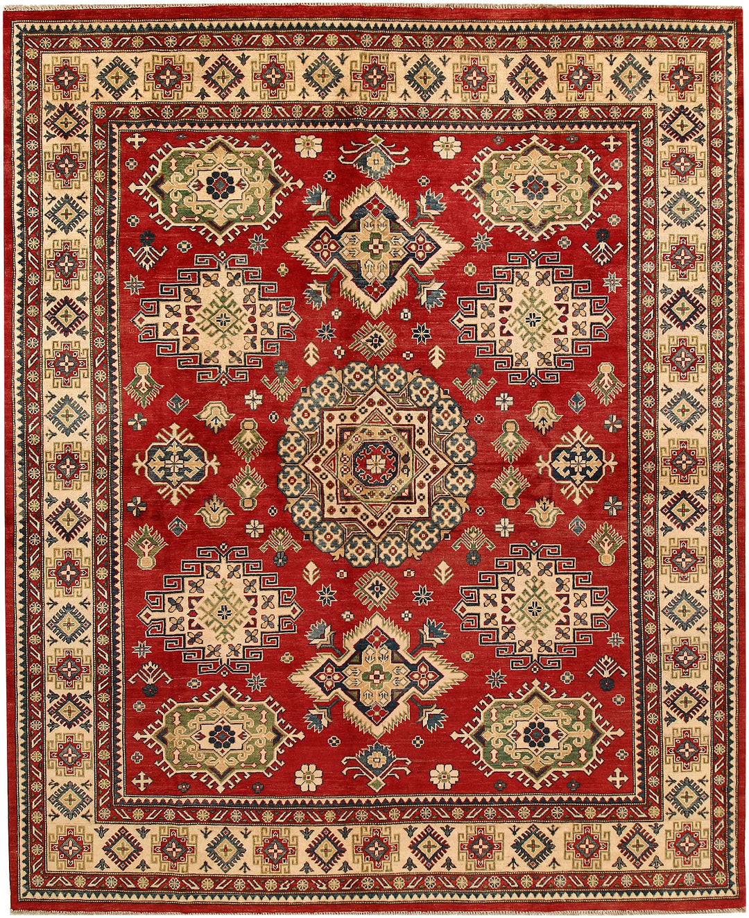 Firebrick Kazak 8' 1 x 10' - No. 67756 - ALRUG Rug Store