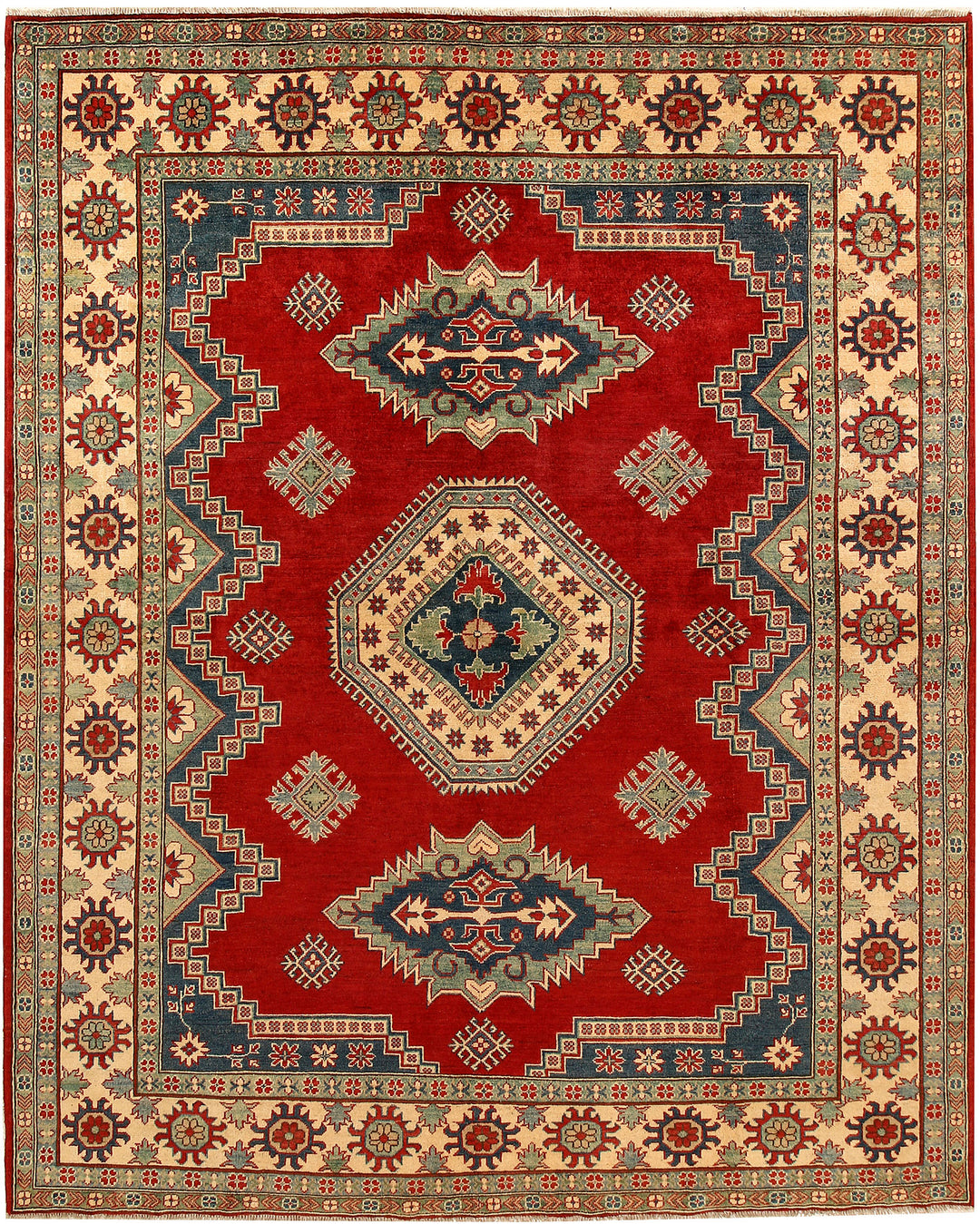 Firebrick Kazak 8' x 9' 10 - No. 67757 - ALRUG Rug Store