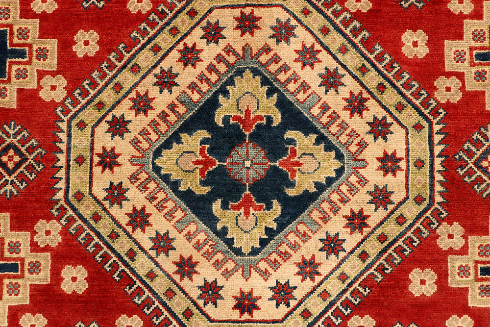 Firebrick Kazak 6' 8 x 9' 11 - No. 67759 - ALRUG Rug Store