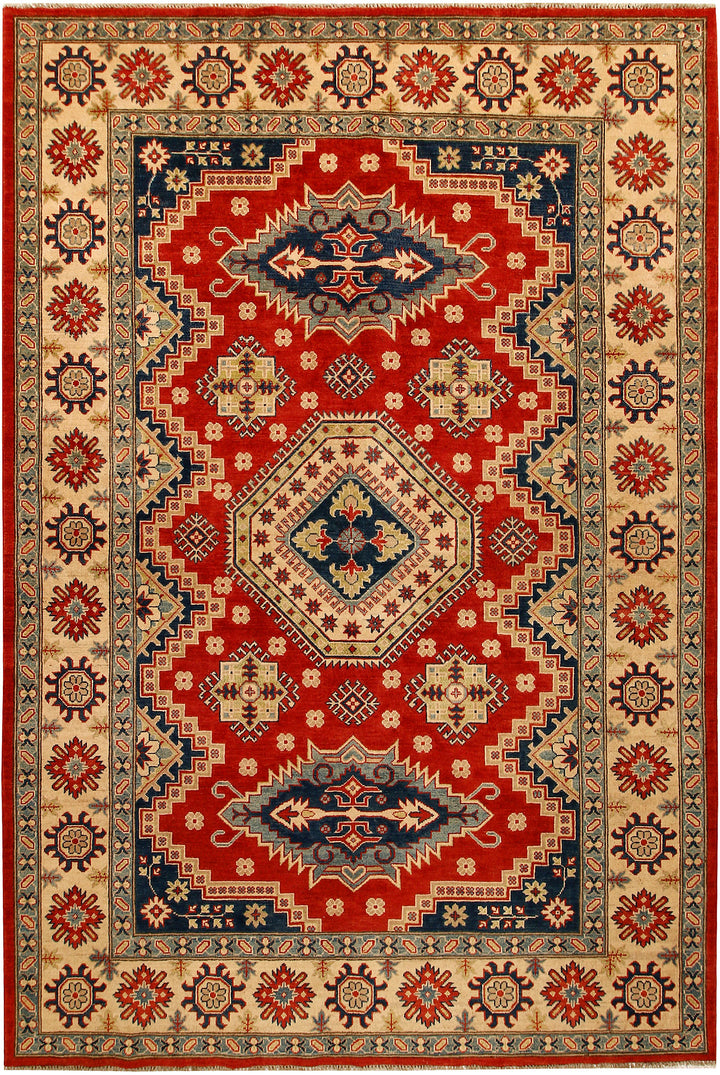 Firebrick Kazak 6' 8 x 9' 11 - No. 67759 - ALRUG Rug Store