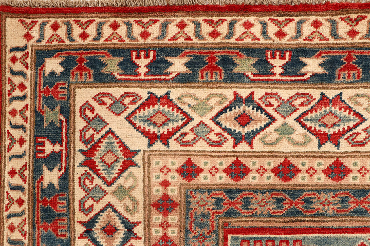 Blanched Almond Kazak 7' x 9' 5 - No. 67760 - ALRUG Rug Store