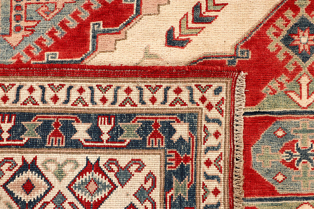 Blanched Almond Kazak 7' x 9' 5 - No. 67760 - ALRUG Rug Store