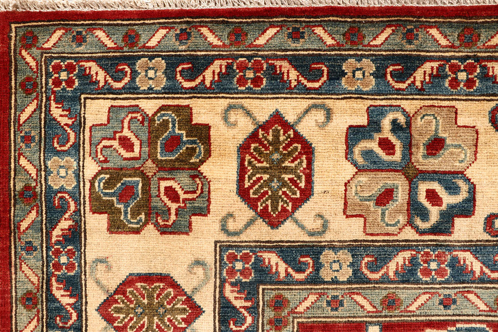 Firebrick Kazak 6' 8 x 9' 7 - No. 67761 - ALRUG Rug Store