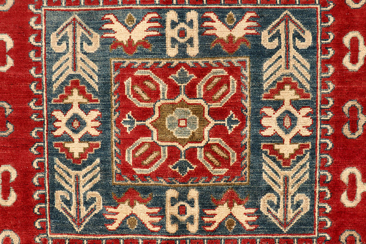 Firebrick Kazak 6' 8 x 9' 7 - No. 67761 - ALRUG Rug Store