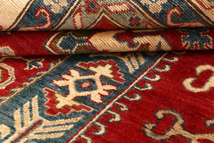Firebrick Kazak 6' 8 x 9' 7 - No. 67761 - ALRUG Rug Store