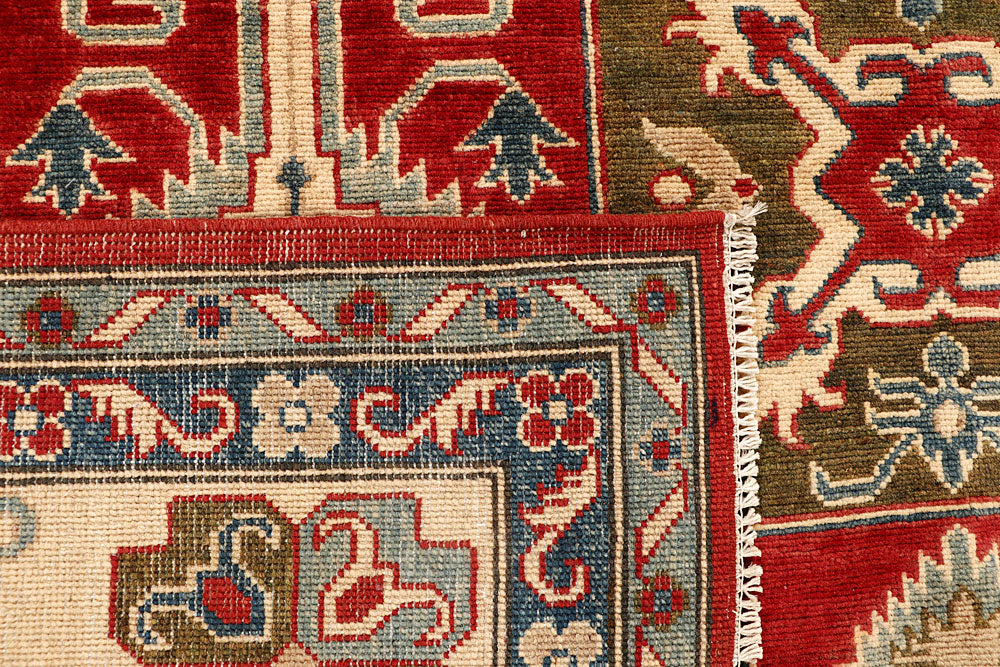 Firebrick Kazak 6' 8 x 9' 7 - No. 67761 - ALRUG Rug Store