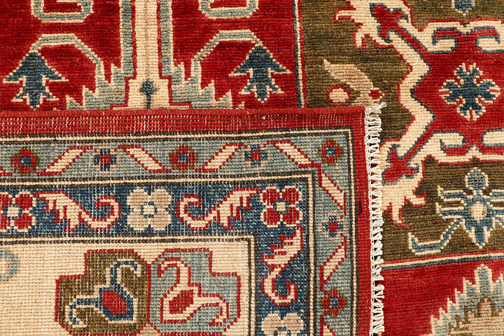 Firebrick Kazak 6' 8 x 9' 7 - No. 67761 - ALRUG Rug Store