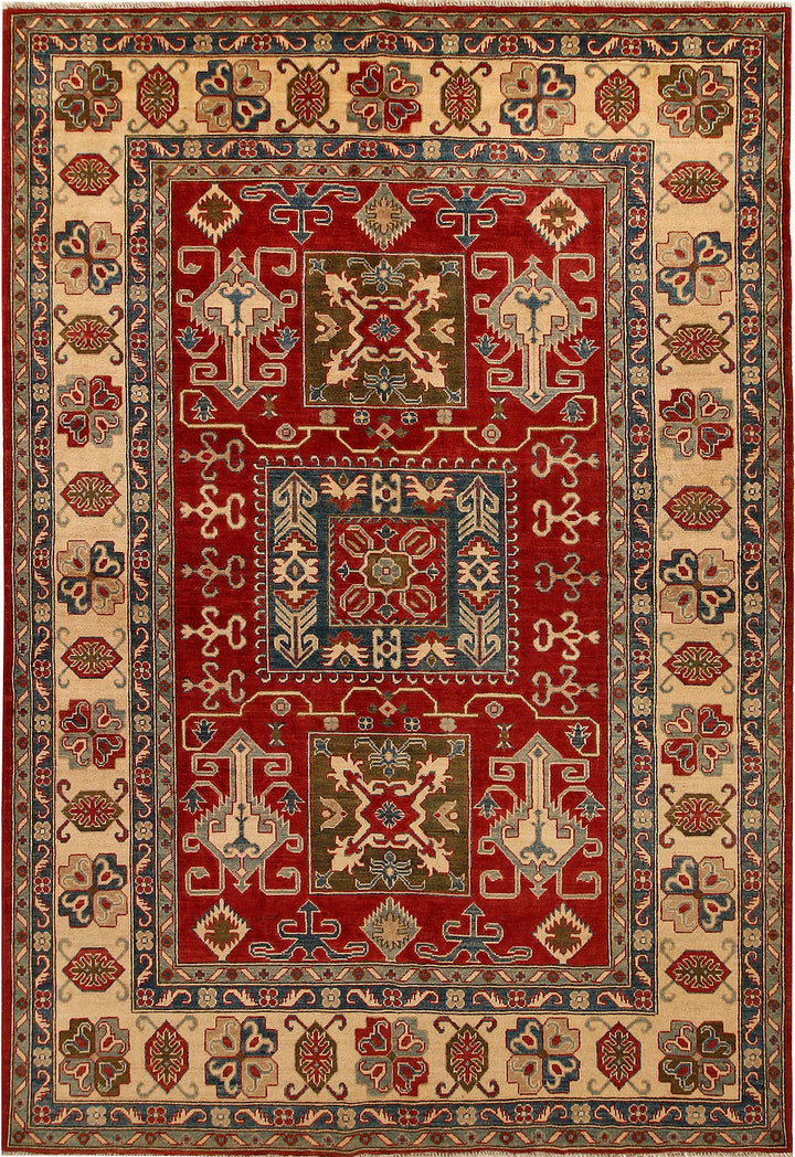 Firebrick Kazak 6' 8 x 9' 7 - No. 67761 - ALRUG Rug Store