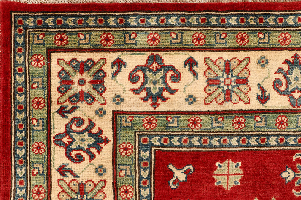 Firebrick Kazak 6' 8 x 9' 7 - No. 67762 - ALRUG Rug Store