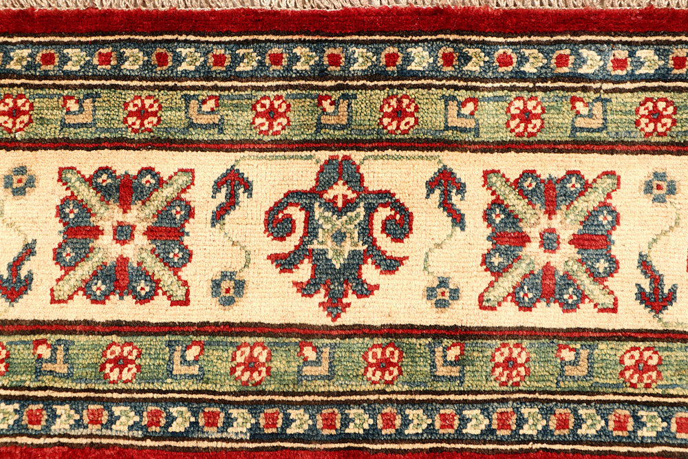 Firebrick Kazak 6' 8 x 9' 7 - No. 67762 - ALRUG Rug Store