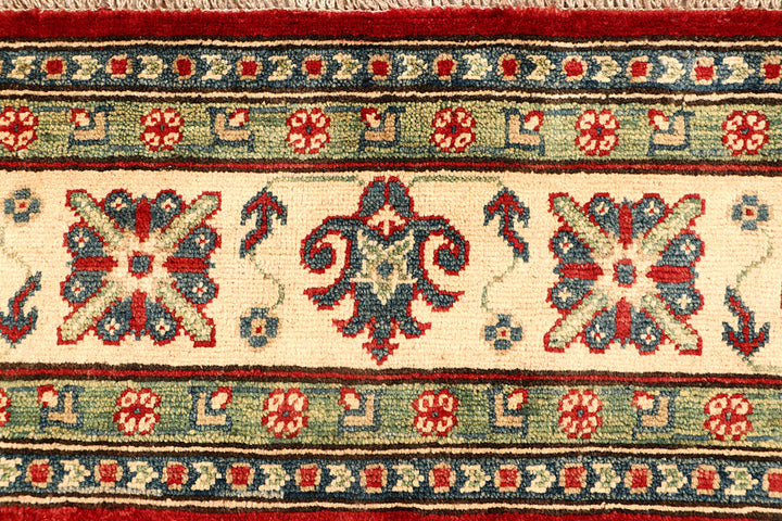 Firebrick Kazak 6' 8 x 9' 7 - No. 67762 - ALRUG Rug Store